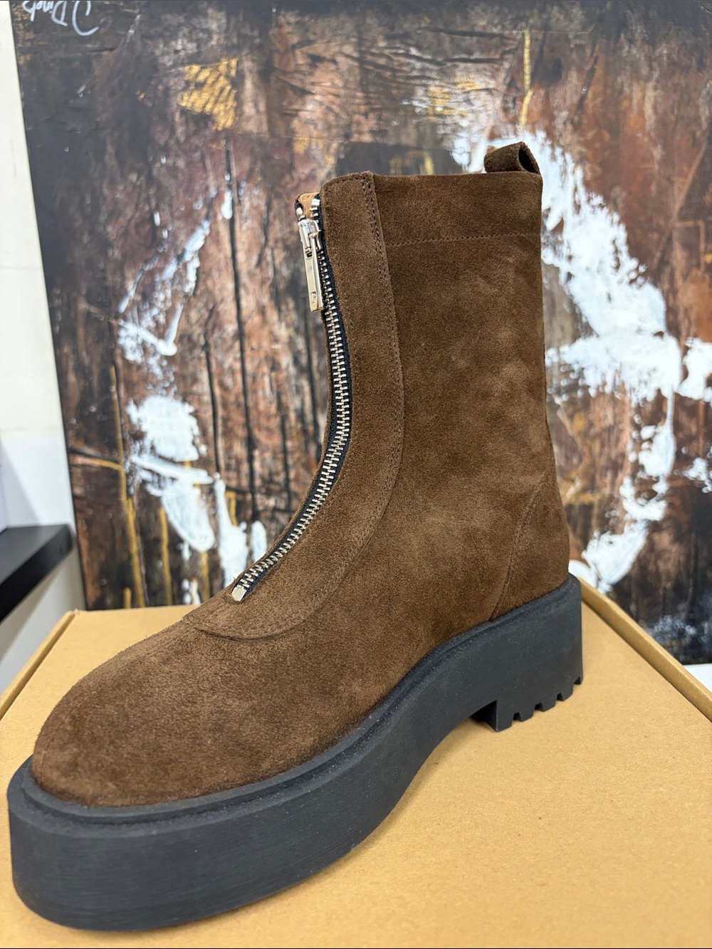 Flattered Alma Brown Suede Boot Women’s Size 37